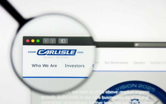 Carlisle (CSL) Gains From Business Strength Amid Headwinds